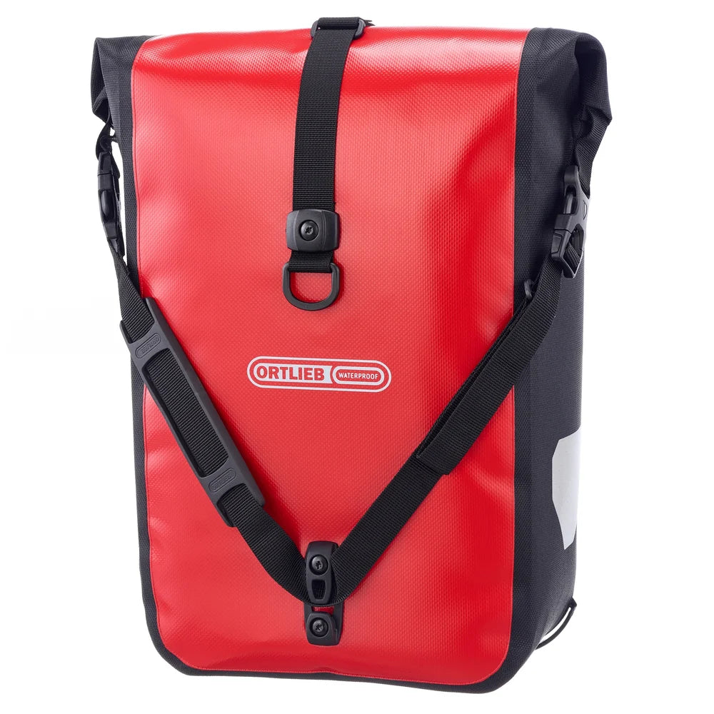 ORTLIEB SPORT-ROLLER 29 l:n sivulaukku – punainen/musta