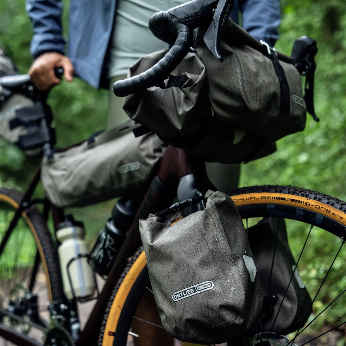 Bolsa de cuadro ORTLIEB FRAME-PACK TOPTUBE 3 L - arena oscura