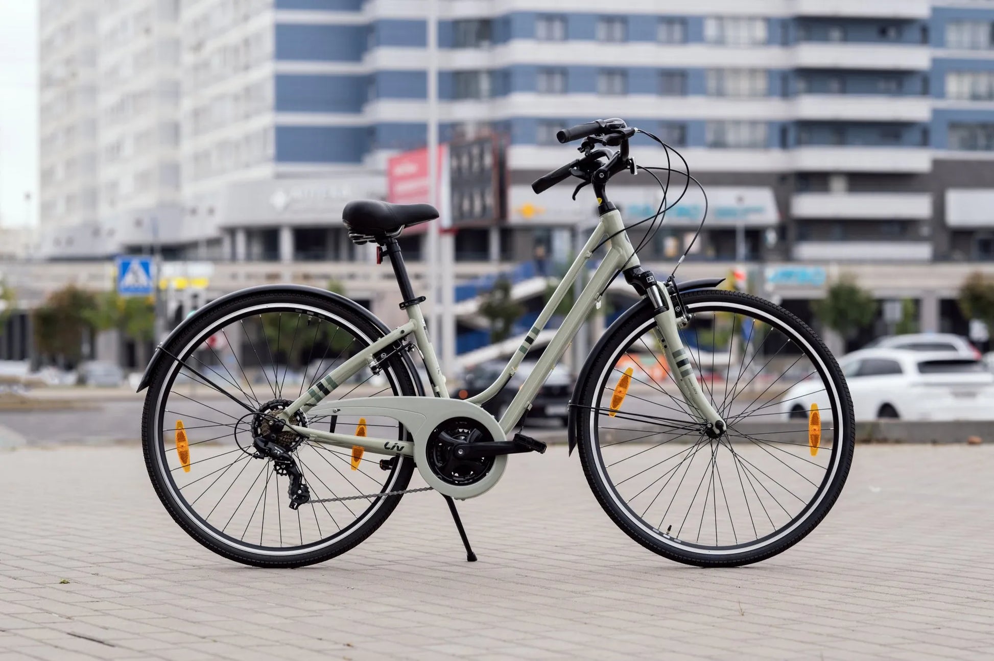 3 wheel womens bicycle LIV Flourish FS 3 Women's City & Hybrid Bike – Comfortable Step‑Through Design – Evelostore
