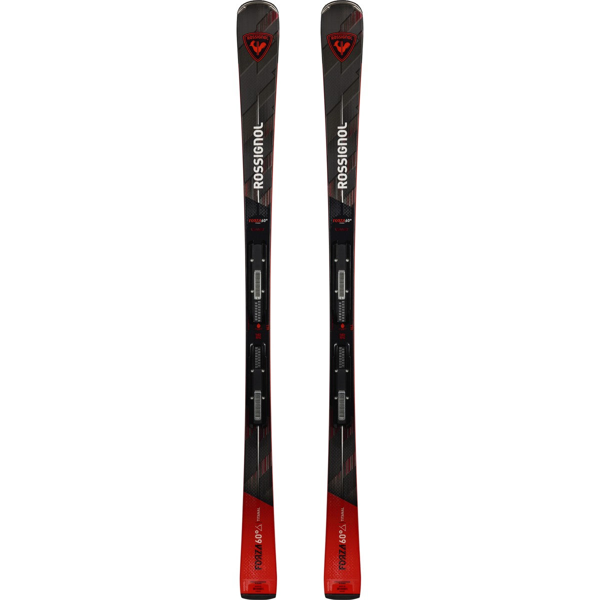ROSSIGNOL FORZA 60' TI SKIS KONECT NX12 alpine skis