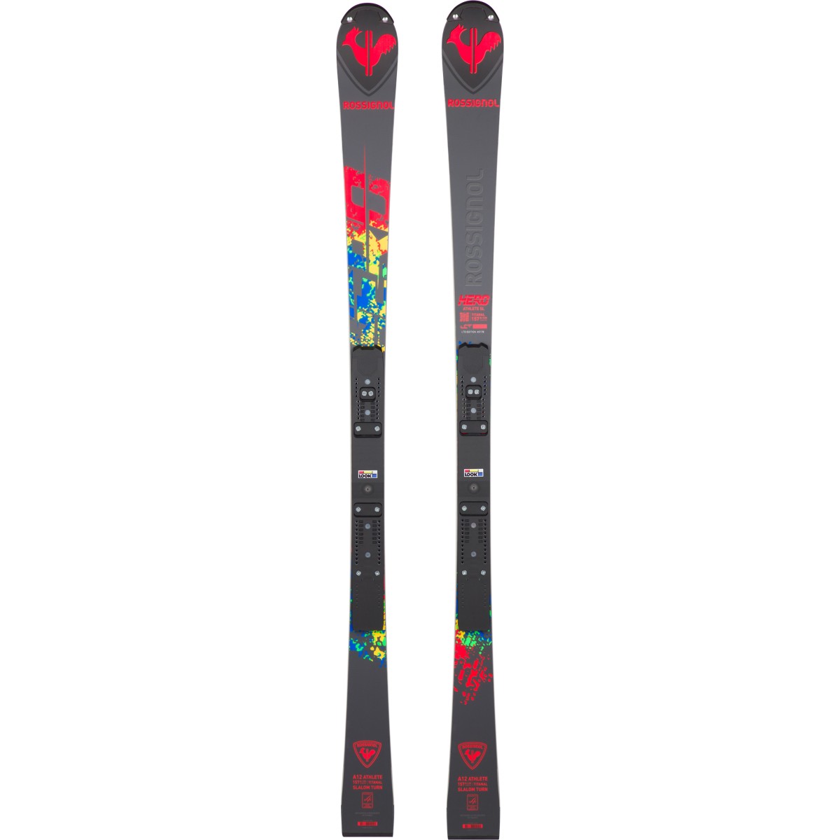 ROSSIGNOL SKIS COURSE UNISEX HERO ATHLETE FIS SL 157 LIMITED EDITION kalnų slidės