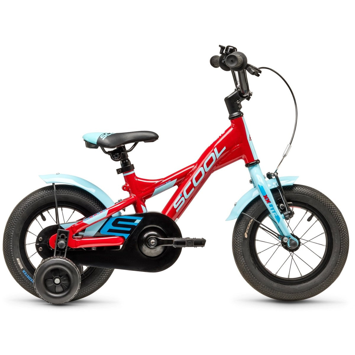 S'COOL XXLITE 12 kids bicycle - red/light blue