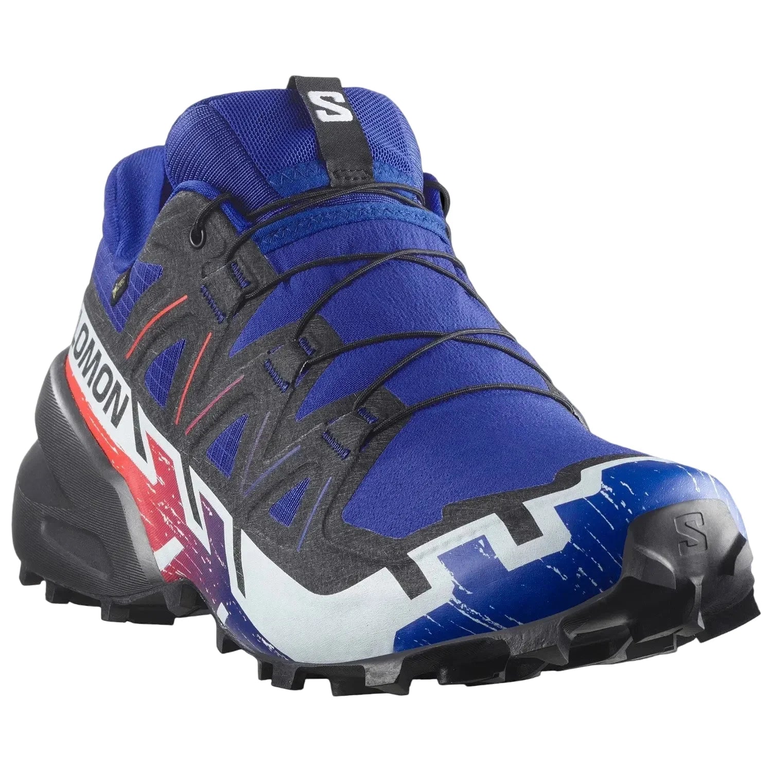 SALOMON SPEEDCROSS 6 GTX trail running shoes - Equipe blue/white/red
