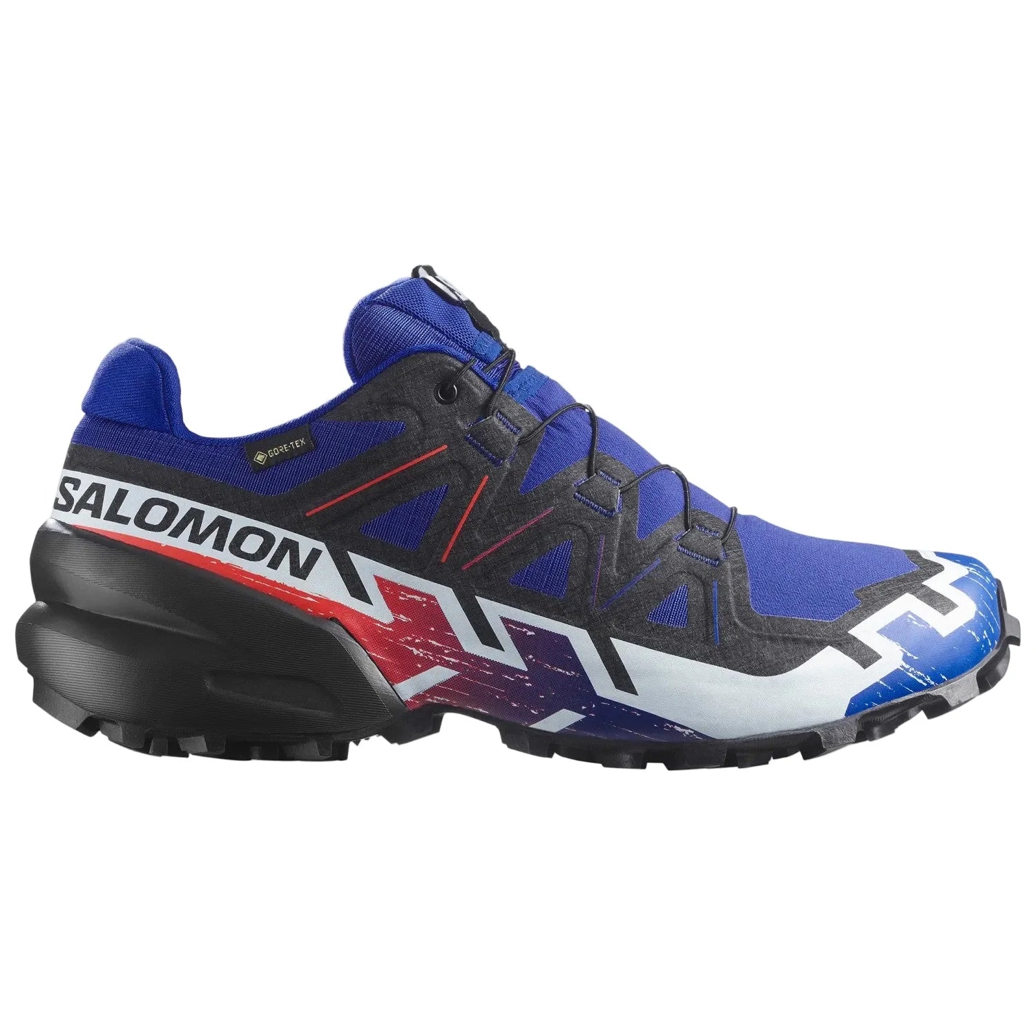 SALOMON SPEEDCROSS 6 GTX trail running shoes - Equipe blue/white/red