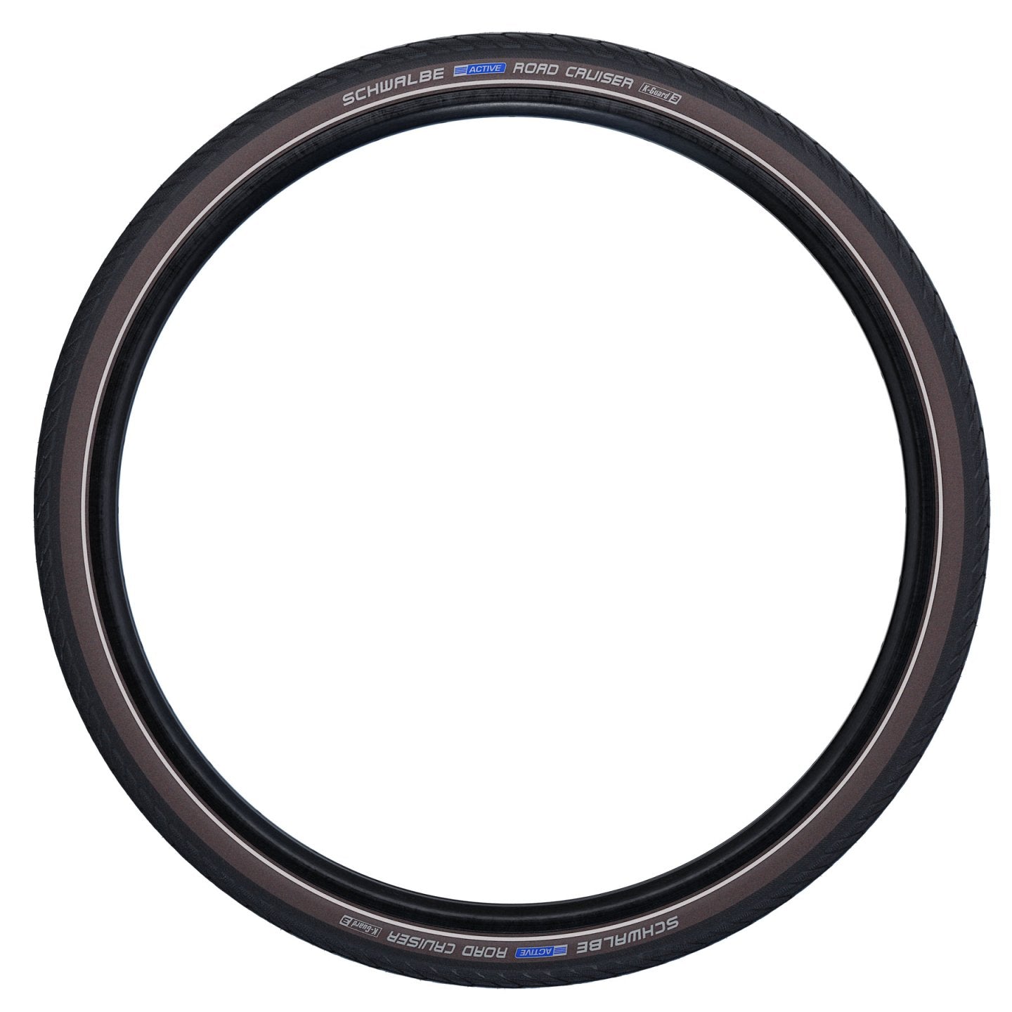 SCHWALBE ROAD CRUISER 28 x 1.60 tire - K-Guard | Green Compound I Black/Coffee+Reflex