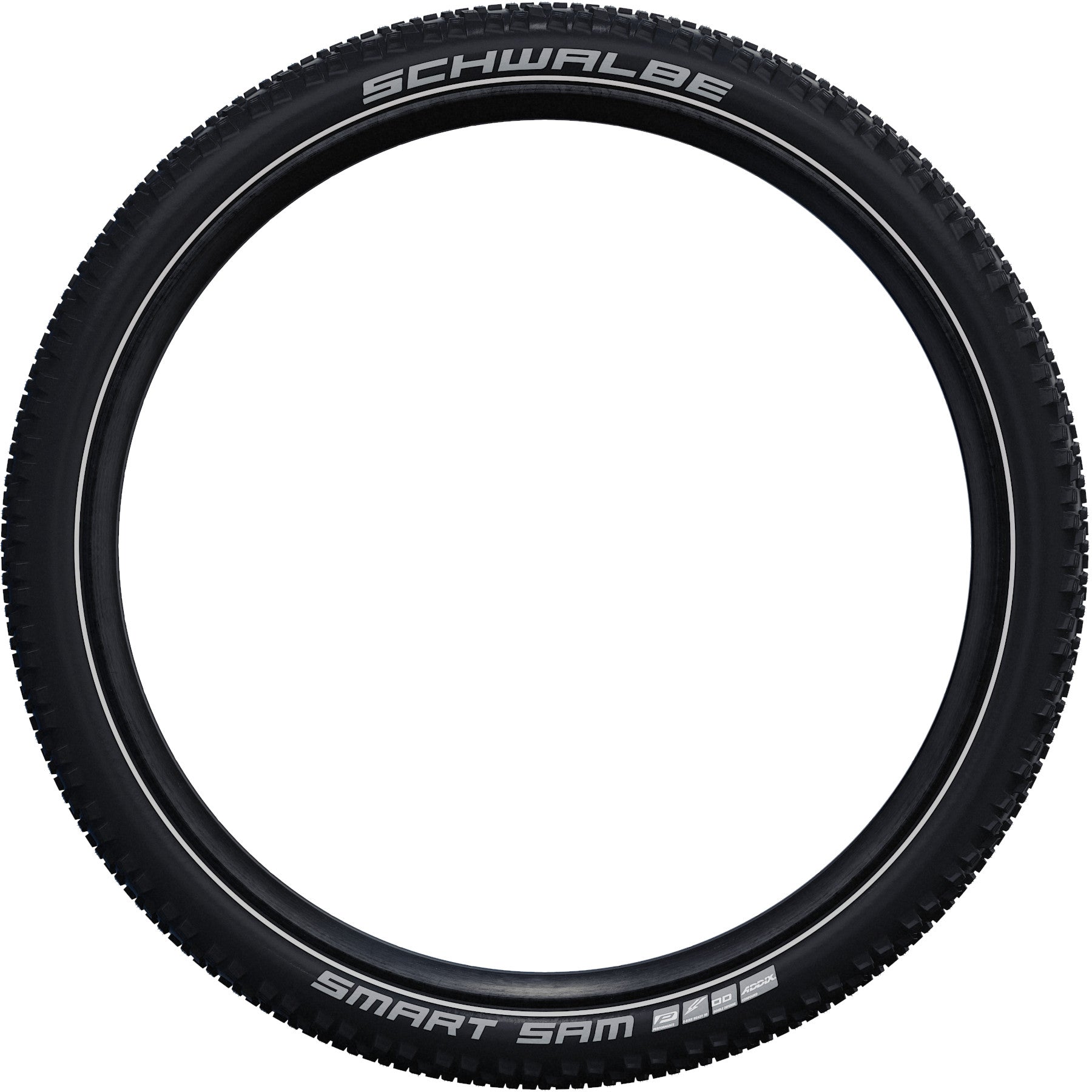 SCHWALBE SMART SAM 27.5 x 2.60 tire - Performance | Addix | DD - Race Guard | Black+Reflex - SCHWALBE - Evelostore