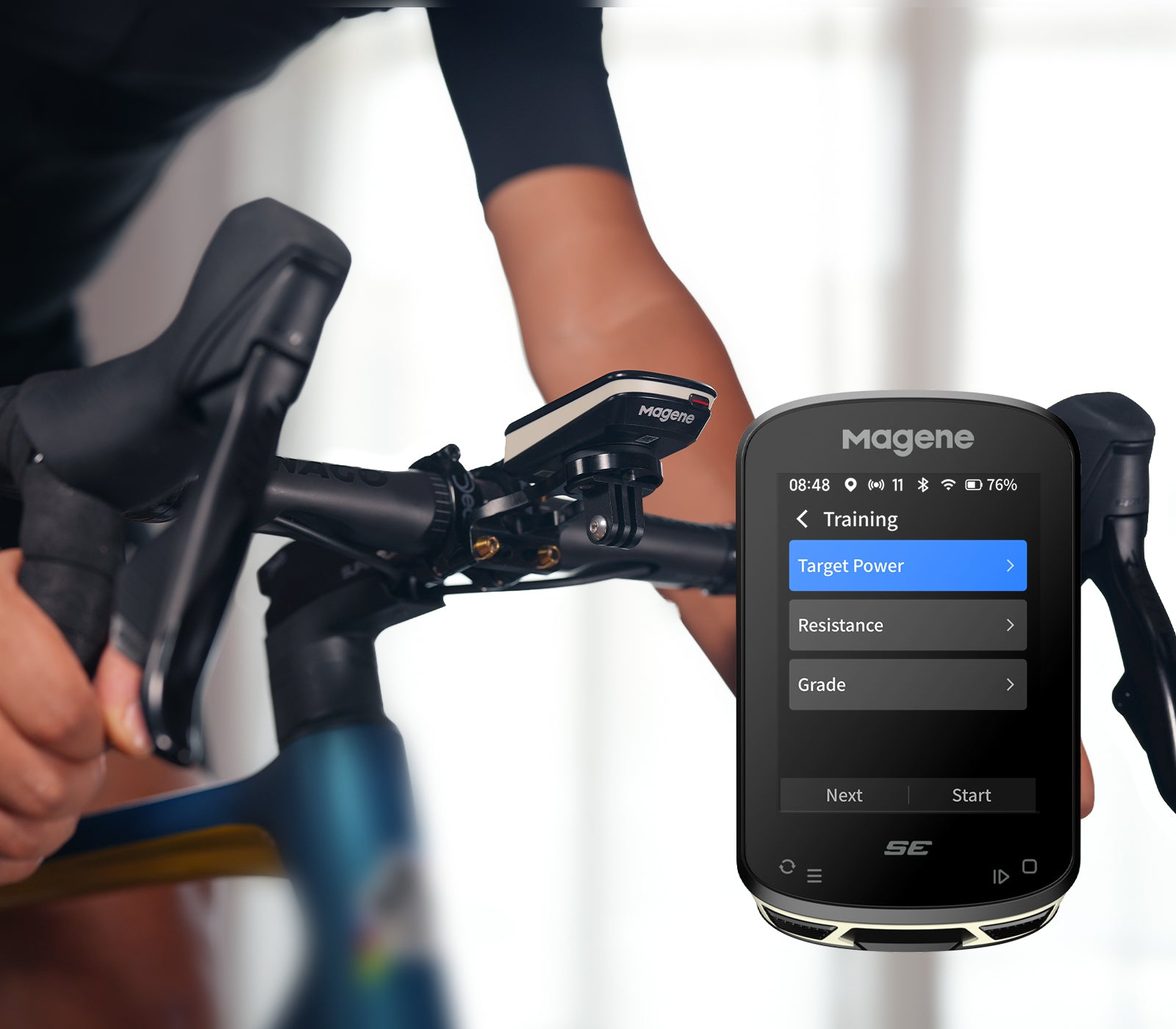 MAGENE C506 SE Smart GPS Bike Computer - black