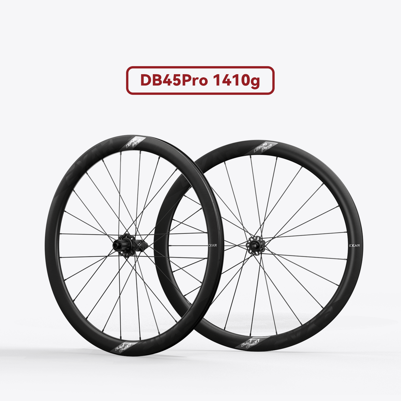 MAGENE EXAR Jeu de roues en fibre de carbone Série Pro DB45