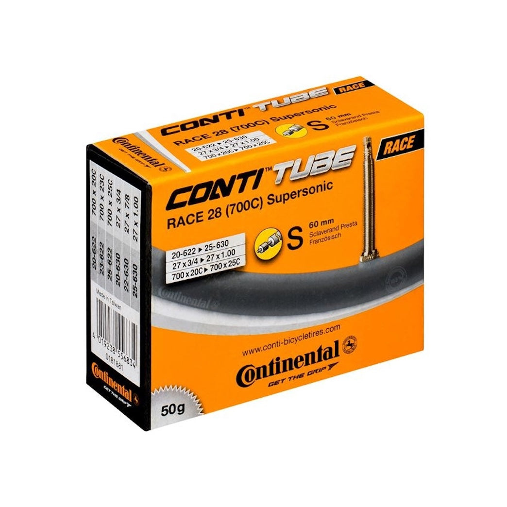 CONTINENTAL RACE 28" Supersonic S60 RE Presta vožtuvo kamera 60mm