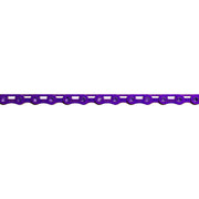 Purple bicycle chain on a white background