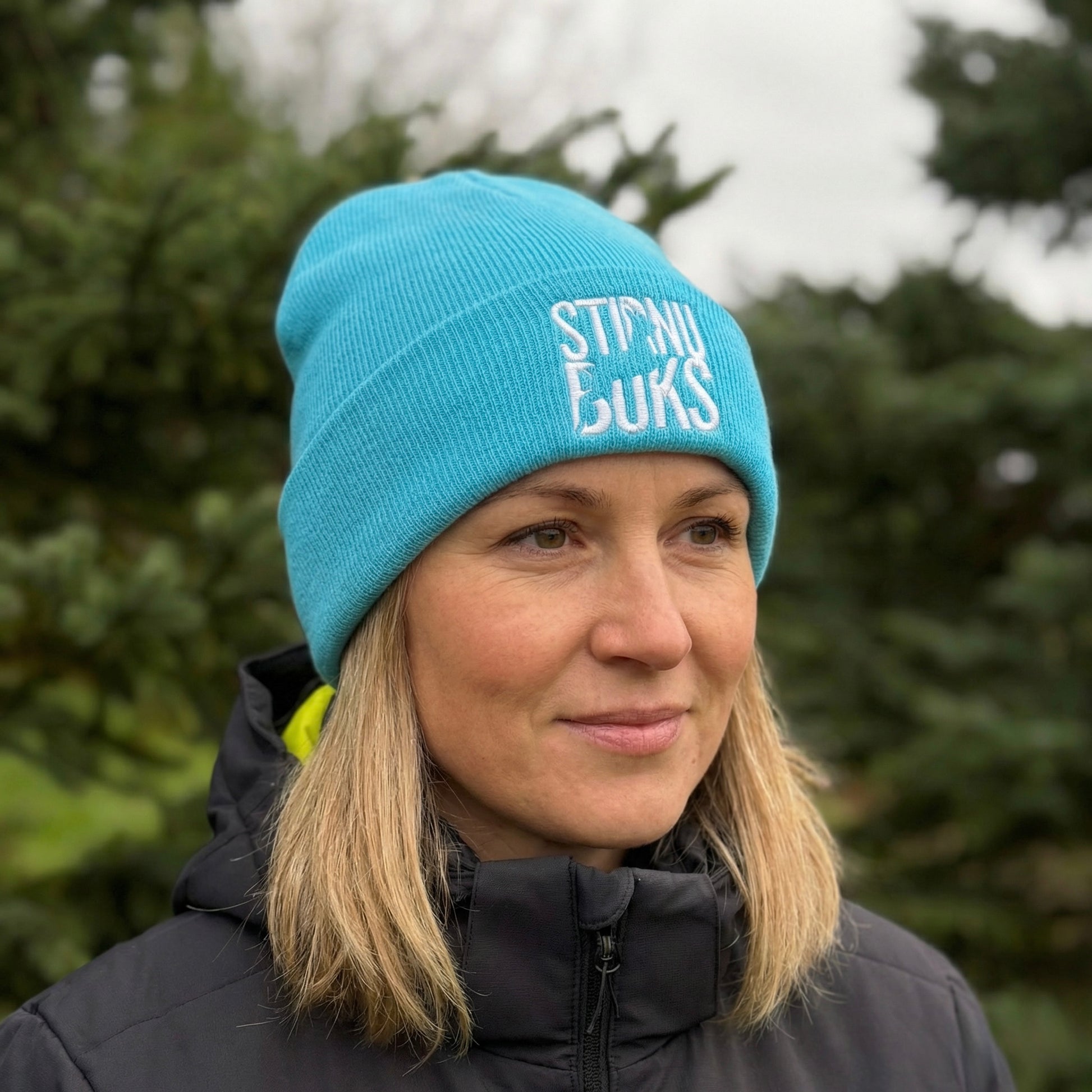 STIRNU BUKS cuff knit beanie – surf blue - ELEVEN SPORTSWEAR - Evelostore