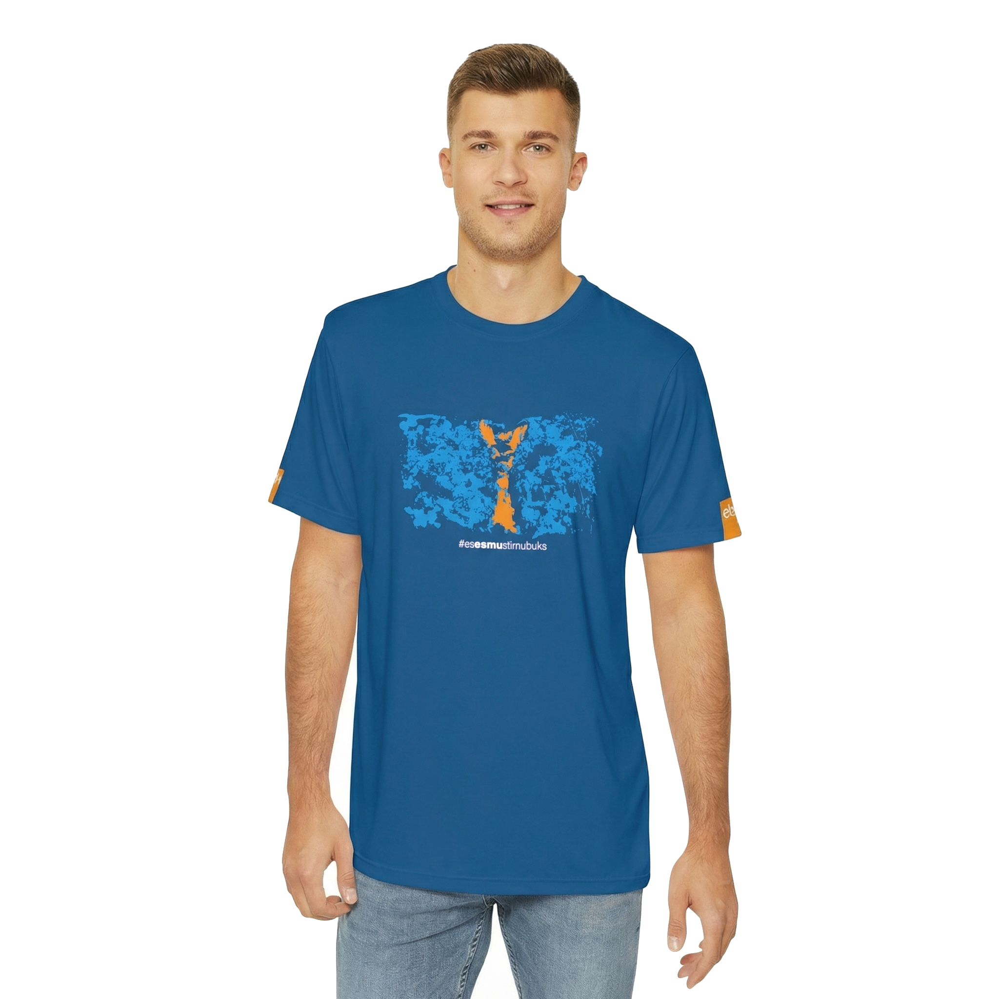 ELEVEN SPORTSWEAR Classic sports t-shirt STIRNU BUKS - blue