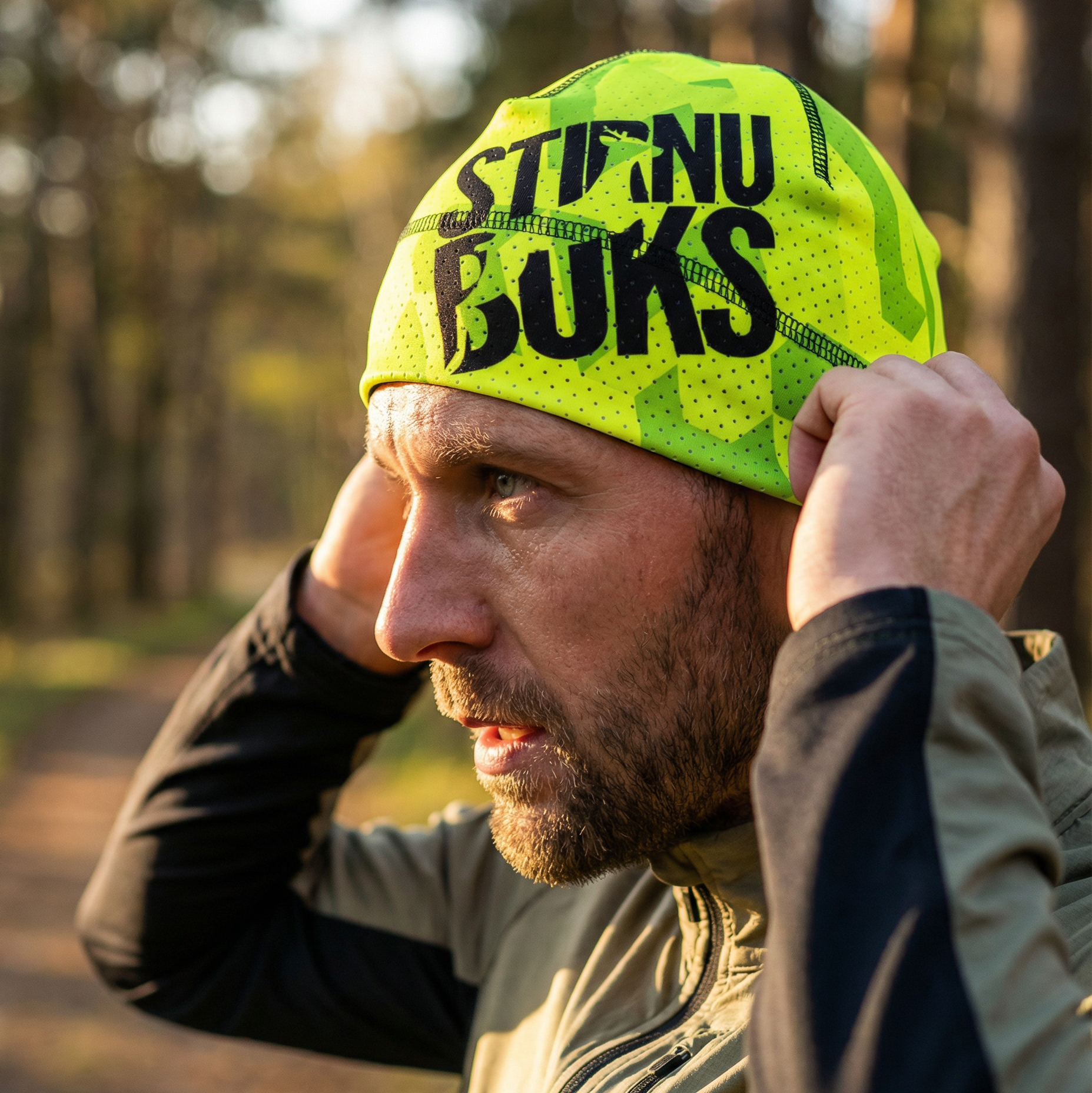 ELEVEN SPORTSWEAR AIR beanie Stirnu Buks - fluo