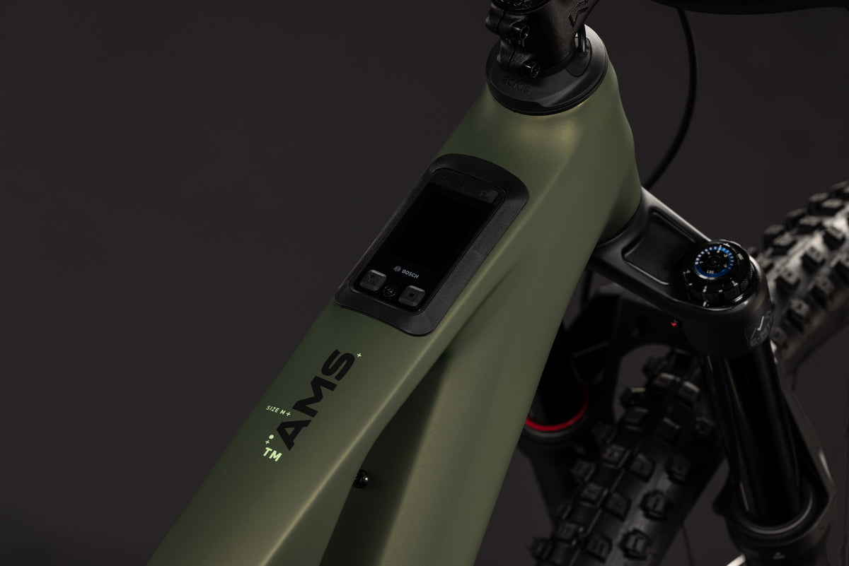 CUBE AMS HYBRID 177 C:62 TM 600X Electric mountain bike - reedgreen´n´gills 2027