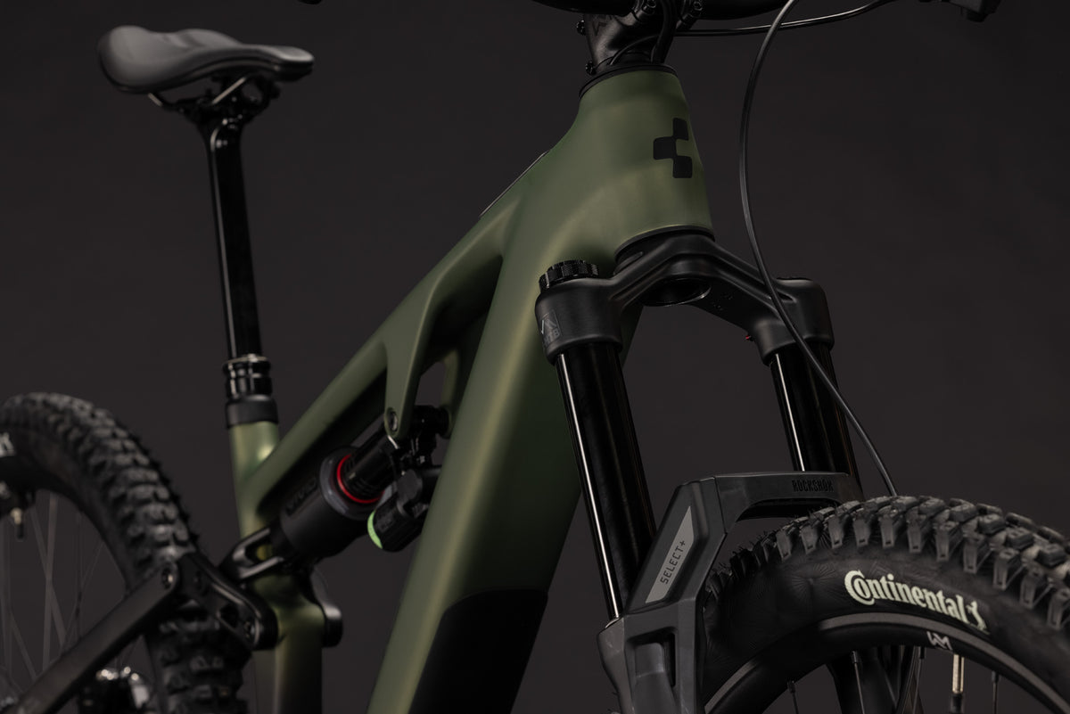 CUBE AMS HYBRID 177 C:62 TM 600X Electric mountain bike - reedgreen´n´gills 2027