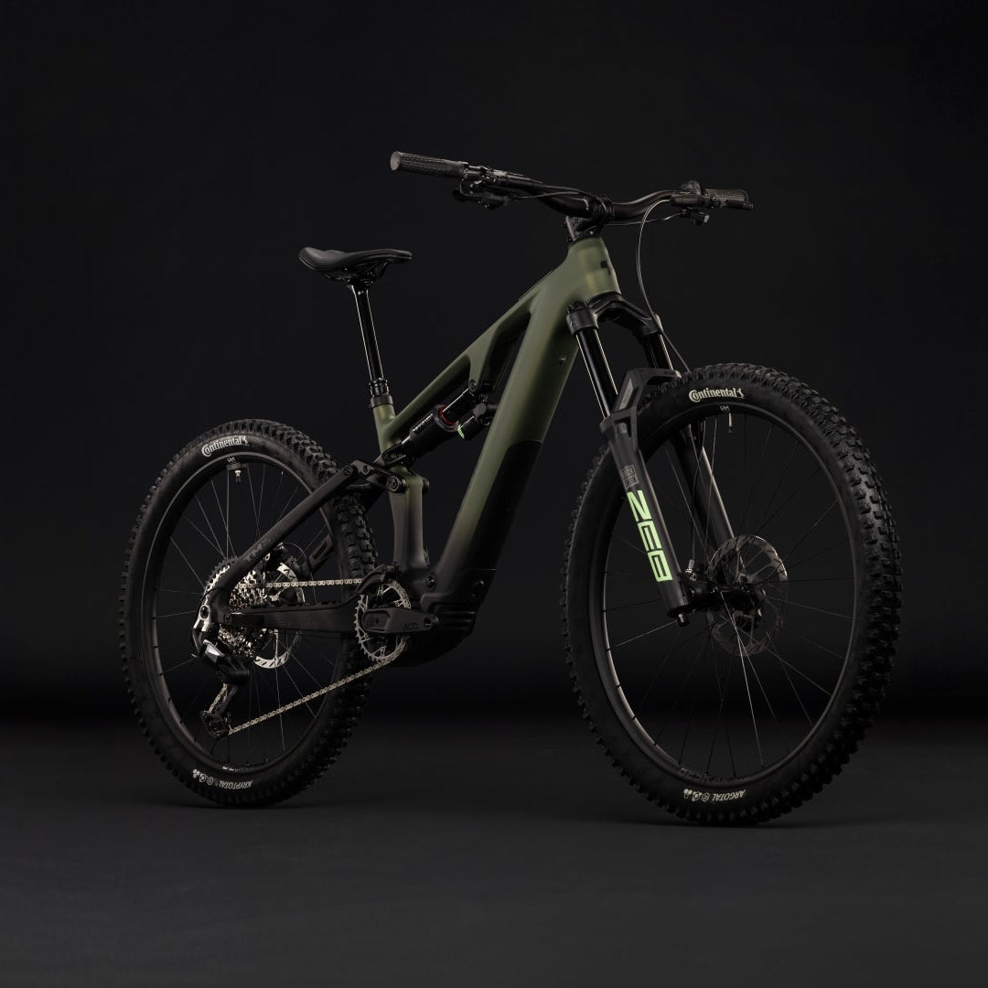 CUBE AMS HYBRID 177 C:62 TM 600X Electric mountain bike - reedgreen´n´gills 2027