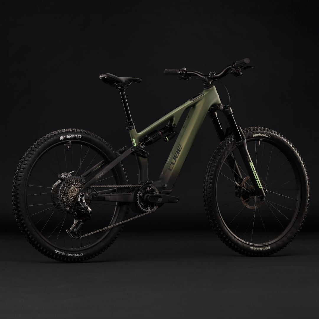 CUBE AMS HYBRID 177 C:62 TM 600X Electric mountain bike - reedgreen´n´gills 2027