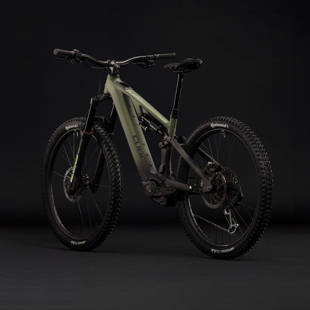 CUBE AMS HYBRID 177 C:62 TM 600X Electric mountain bike - reedgreen´n´gills 2027