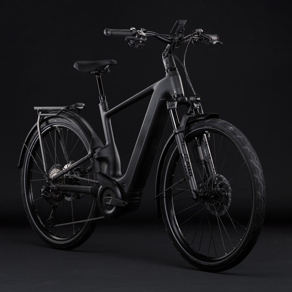 CUBE KATHMANDU HYBRID ONE11 HPC SLT 800 elektro velosipēds - carbon´n´silverdust 2027
