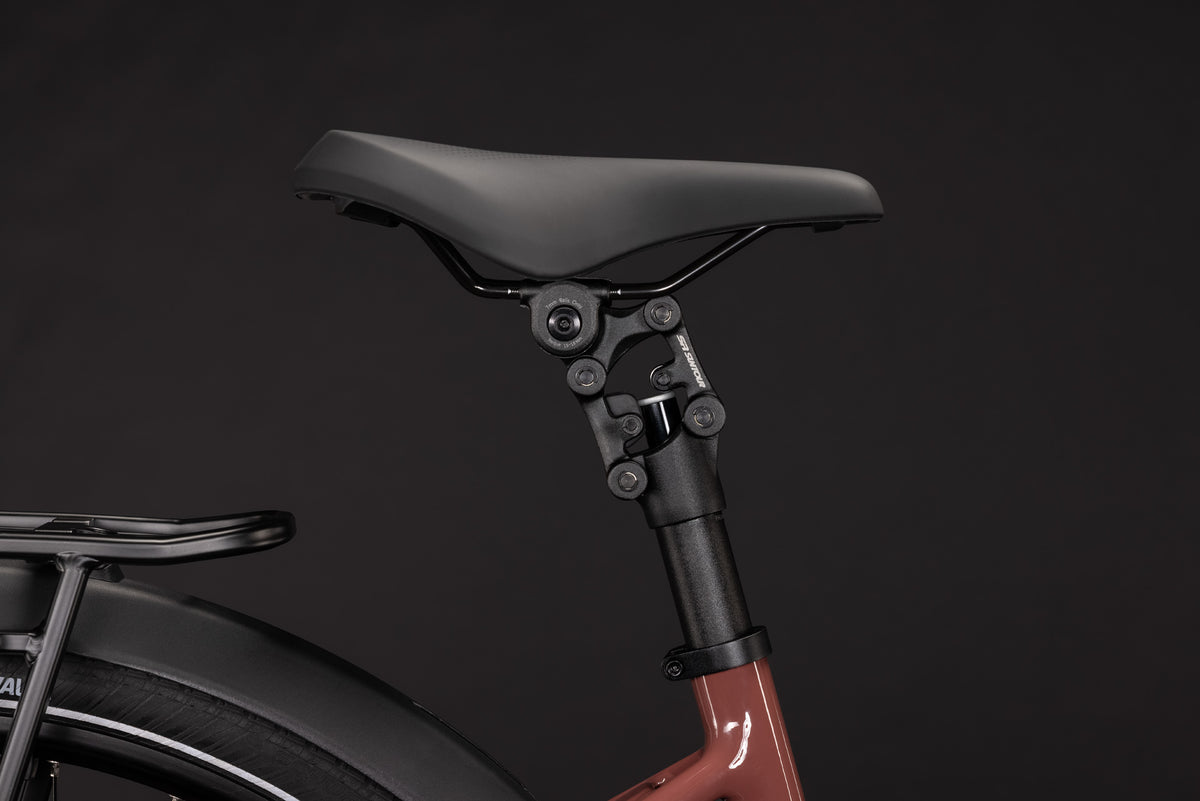 CUBE SUPREME HYBRID COMFORT PRO 600 28 Elektriskais pilsētas velosipēds - burgundy´n´claret 2027