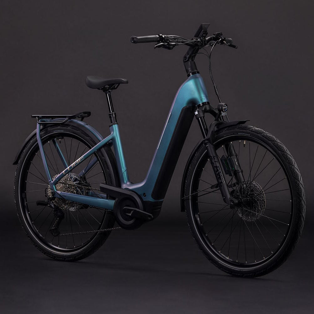 CUBE KATHMANDU HYBRID EXC 800 28 electric bike - smaragdgrey´n´prism