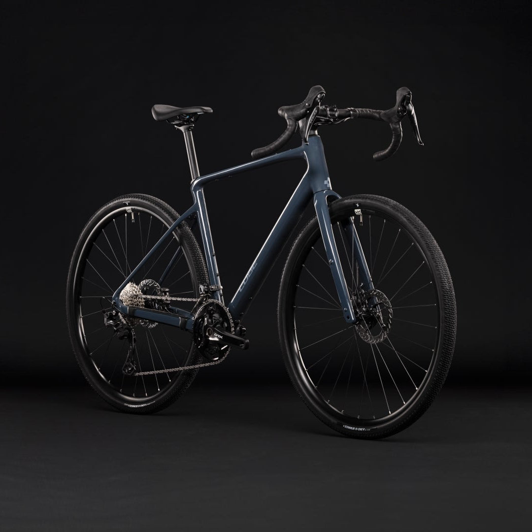 CUBE NUROAD RACE gruscykel - cappuccino og sort