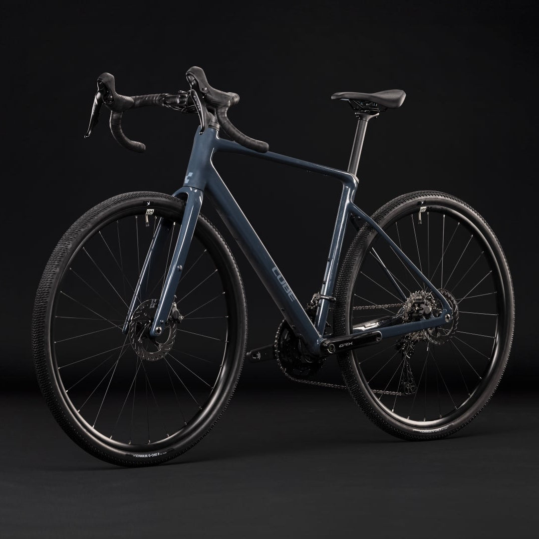 CUBE NUROAD RACE gruscykel - cappuccino og sort