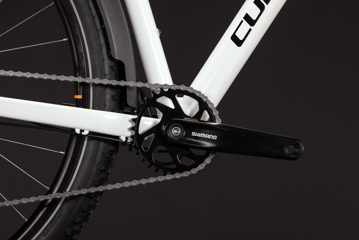 CUBE AIM ONE FE 29 mountainbike – Metallicwhite / sort 2027