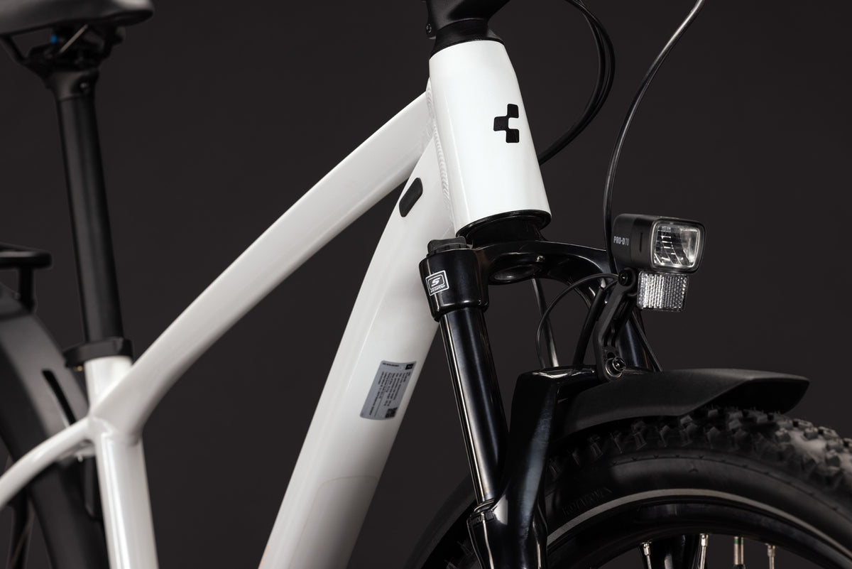 CUBE AIM ONE FE 29 mountainbike – Metallicwhite / sort 2027