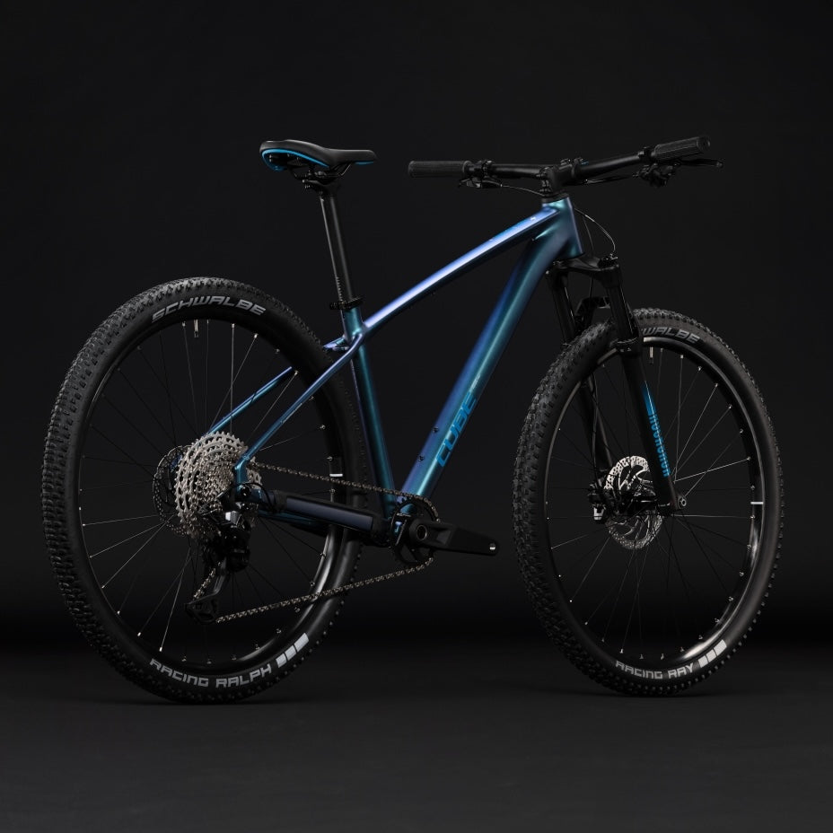 CUBE REACTION PRO 27.5 mountainbike - Smaragd / Blå 2027