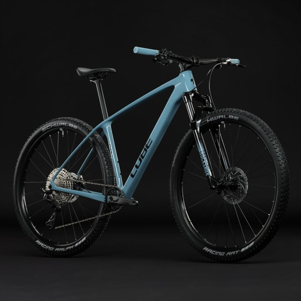 CUBE REACTION C:62 ONE 29 mountainbike - surfblå / svart 2027