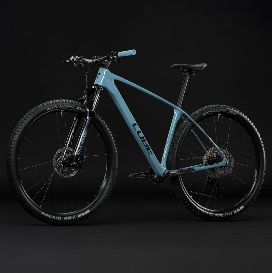 CUBE REACTION C:62 ONE 29 mountainbike - surfblå / svart 2027