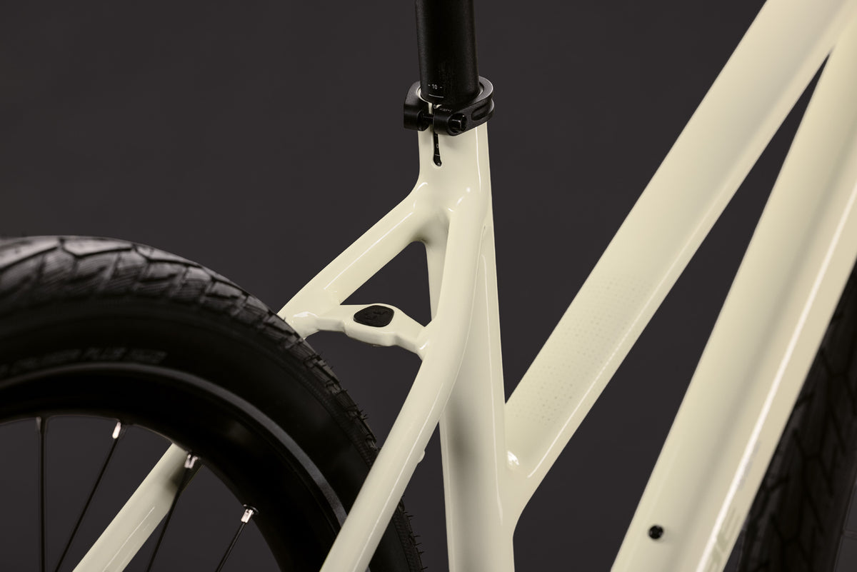 CUBE EDITOR PRO Trapez-Damen-Citybike - Mellowyellow / Flieder 2027