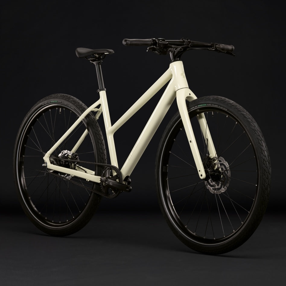 CUBE EDITOR PRO Trapez-Damen-Citybike - Mellowyellow / Flieder 2027