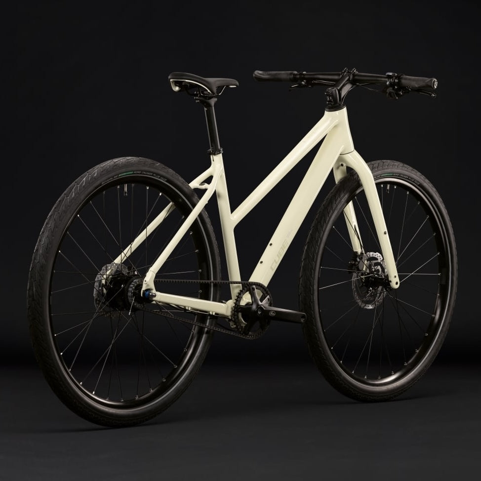 CUBE EDITOR PRO Trapez-Damen-Citybike - Mellowyellow / Flieder 2027