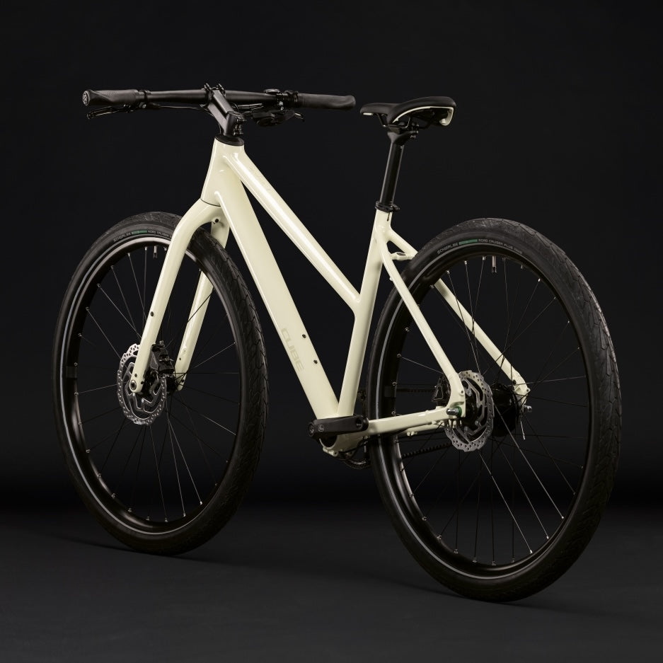 CUBE EDITOR PRO Trapez-Damen-Citybike - Mellowyellow / Flieder 2027