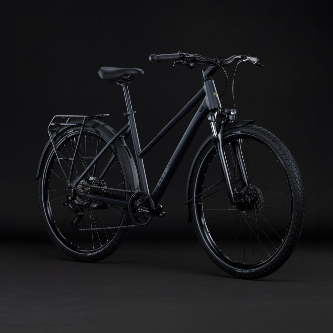 CUBE NATURE ONE FE Trapeze trekking bike - ink´n´grey 2027