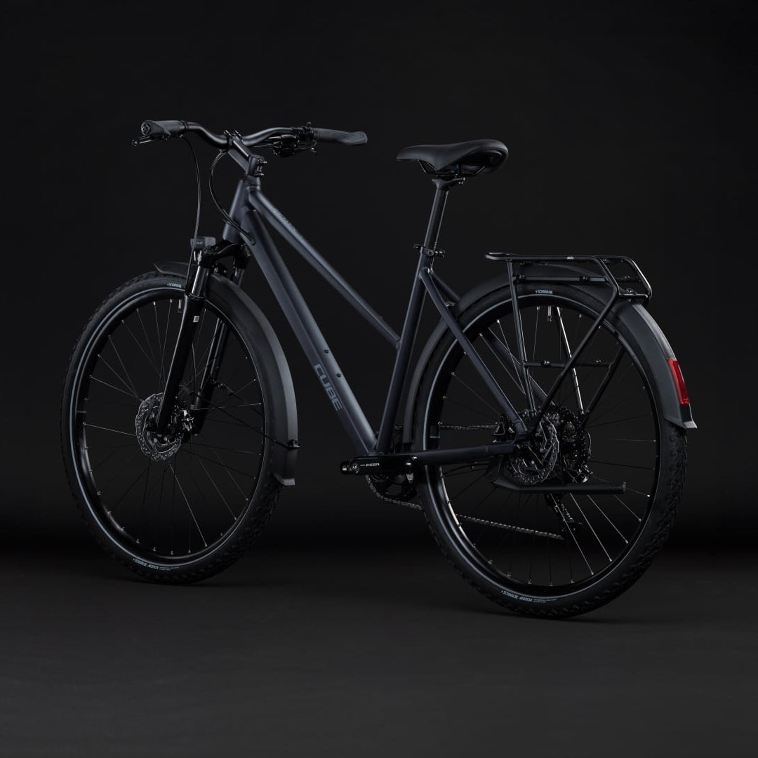 CUBE NATURE ONE FE Trapeze trekking bike - ink´n´grey 2027