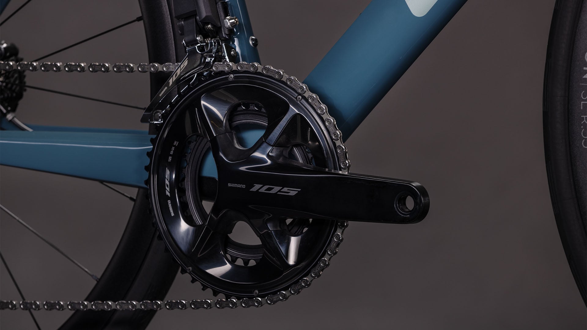 CUBE AGREE C:62 ONE kolfibervägcykel - stormgrå