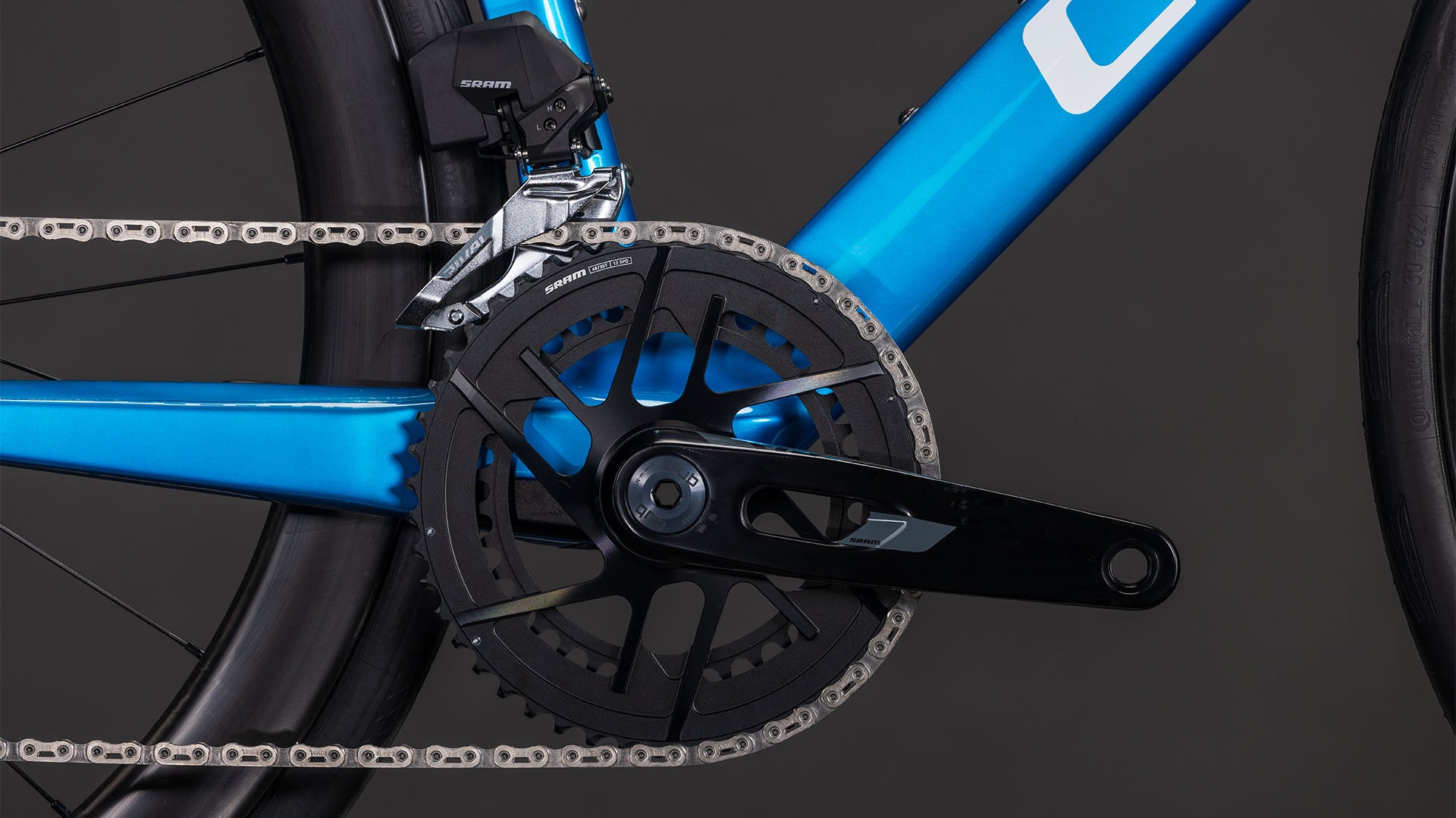 CUBE AGREE C:62 EX Carbon-Rennrad – Topasblau und Weiß