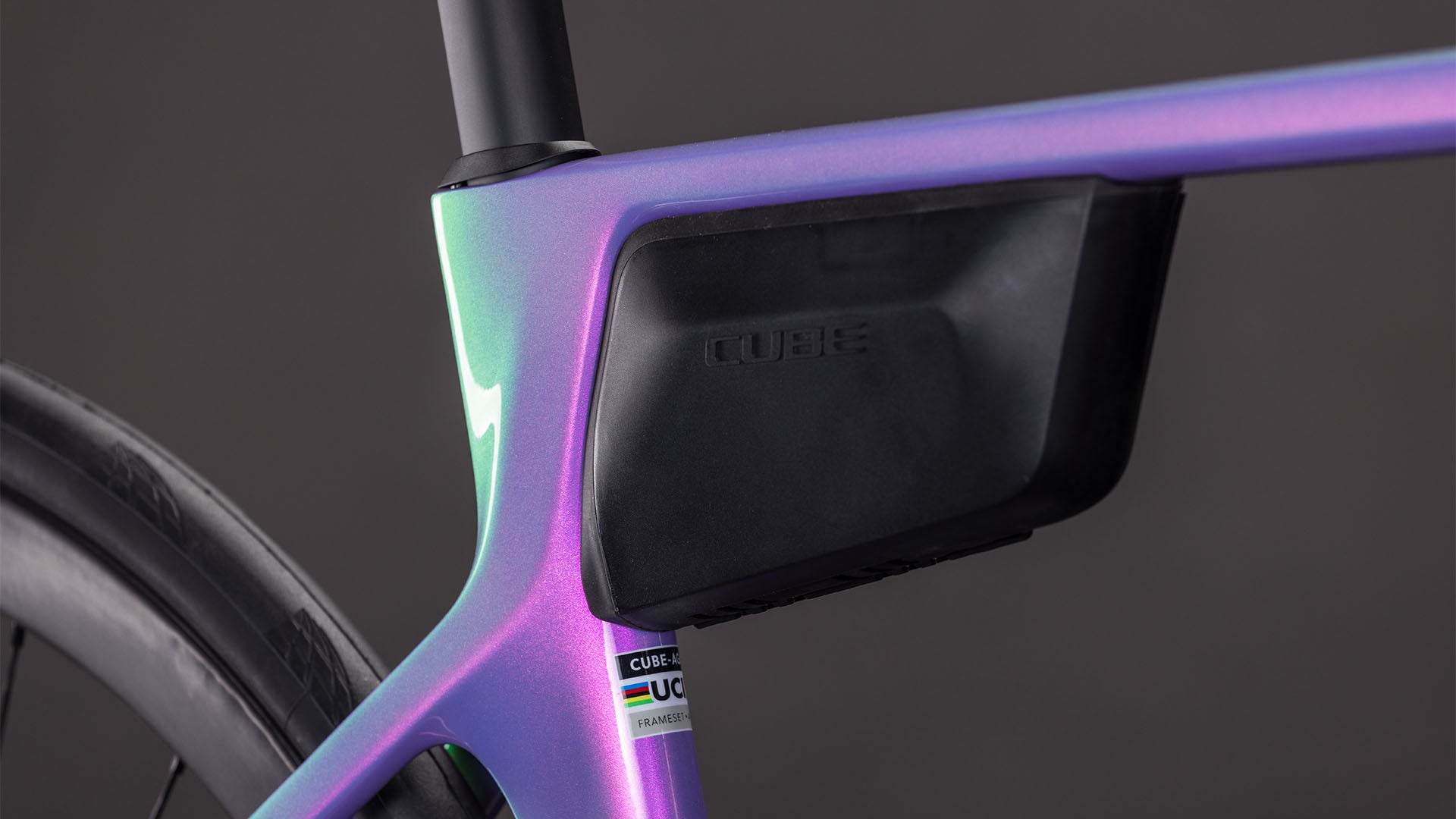 Bicicletta da corsa in carbonio CUBE AGREE C:62 SLX - cosmic purple e nero