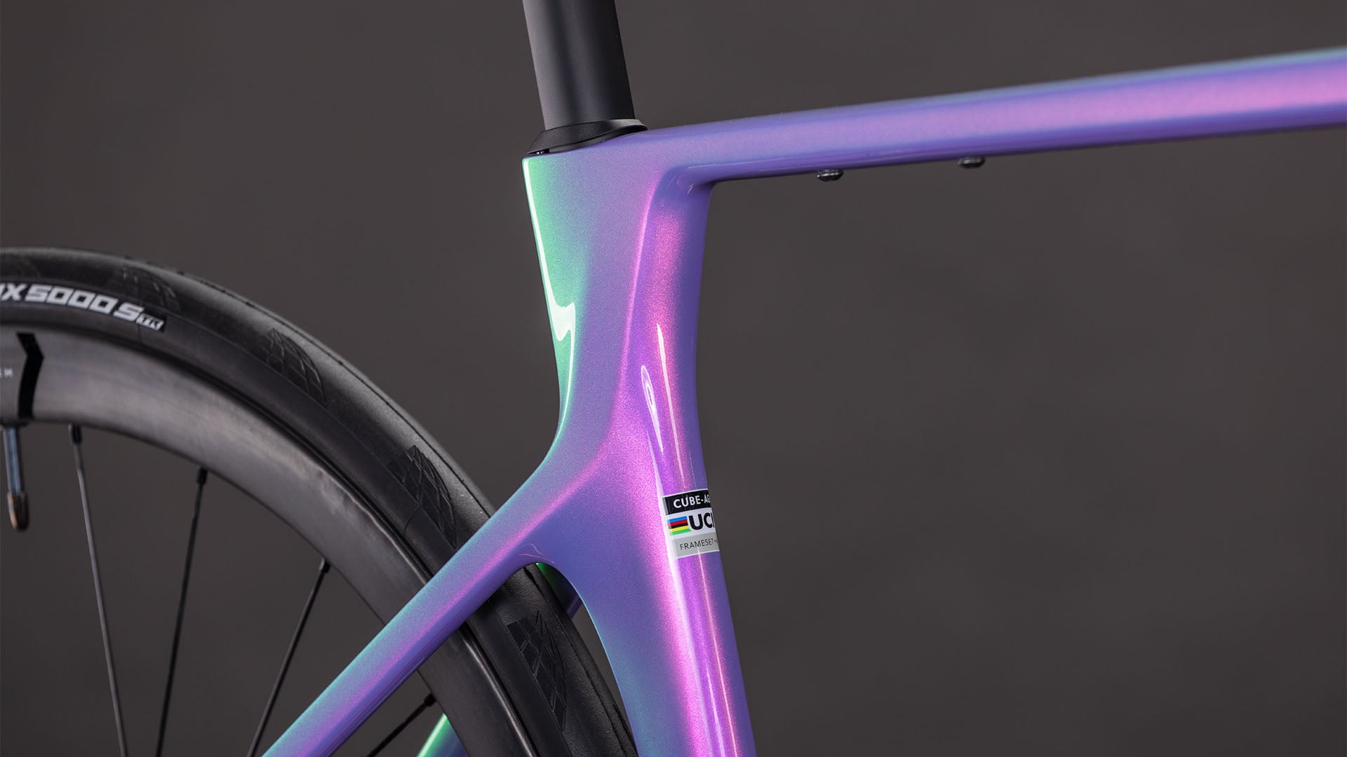 Bicicletta da corsa in carbonio CUBE AGREE C:62 SLX - cosmic purple e nero