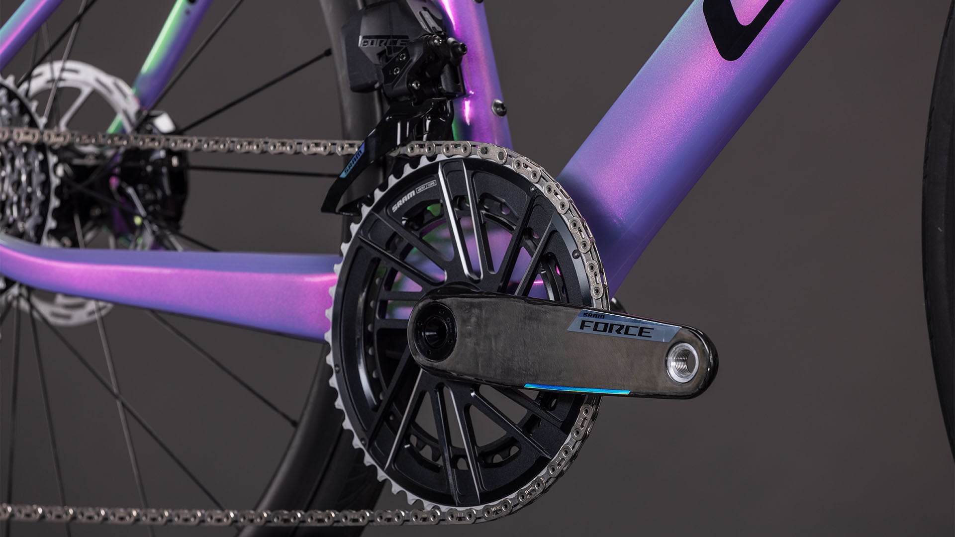 Bicicletta da corsa in carbonio CUBE AGREE C:62 SLX - cosmic purple e nero