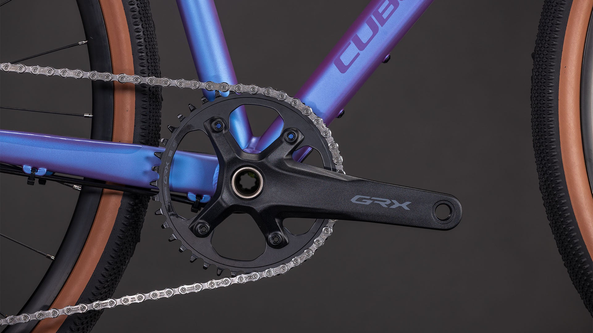 CUBE NUROAD EX 28 gravel bike - blueiris´n´lilac - CUBE - Evelostore