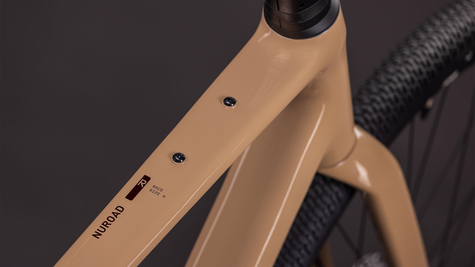 CUBE NUROAD RACE gravel bicycle - cappuccino´n´black - CUBE - Evelostore