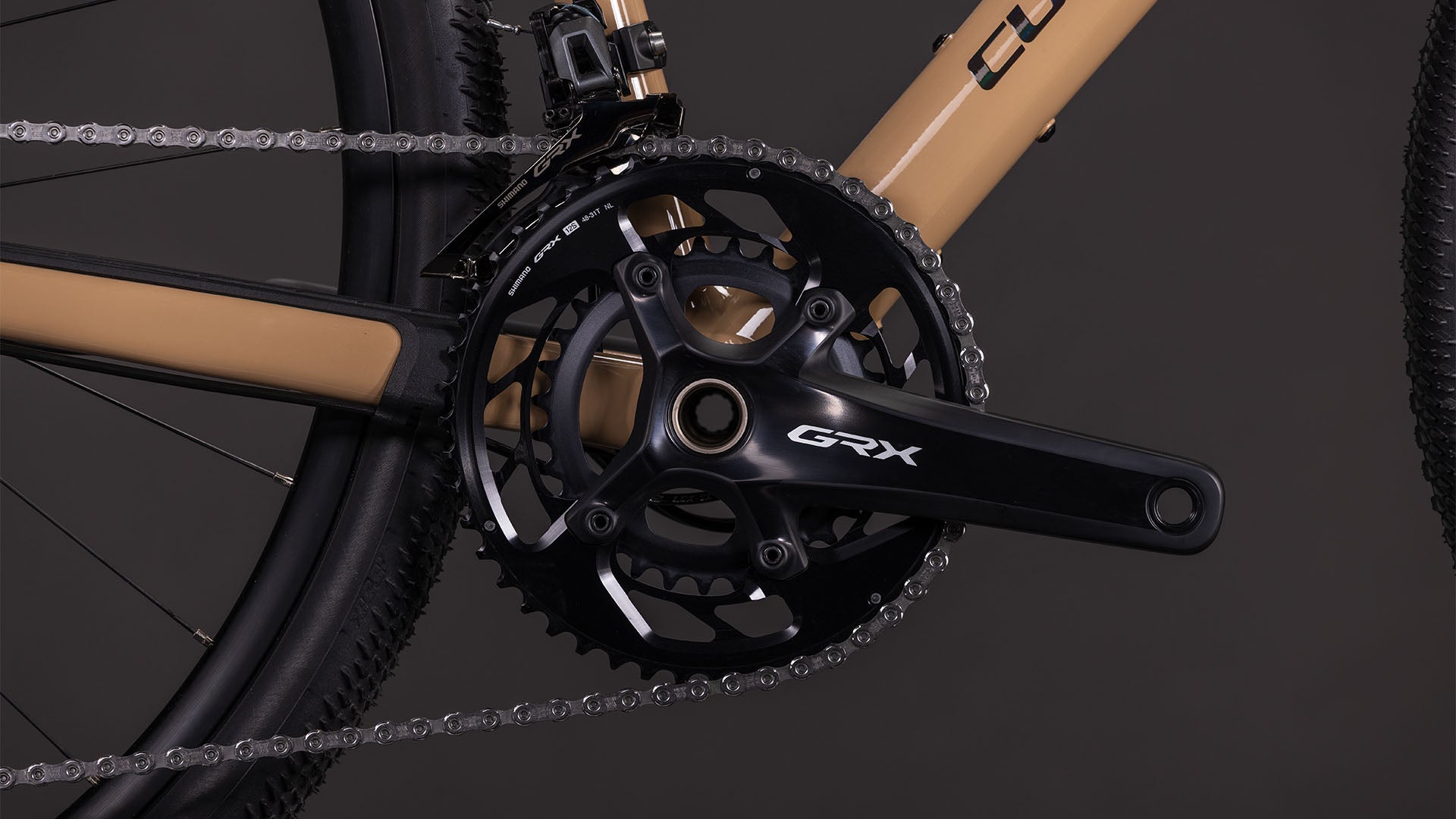 CUBE NUROAD RACE gravel bicycle - cappuccino´n´black - CUBE - Evelostore