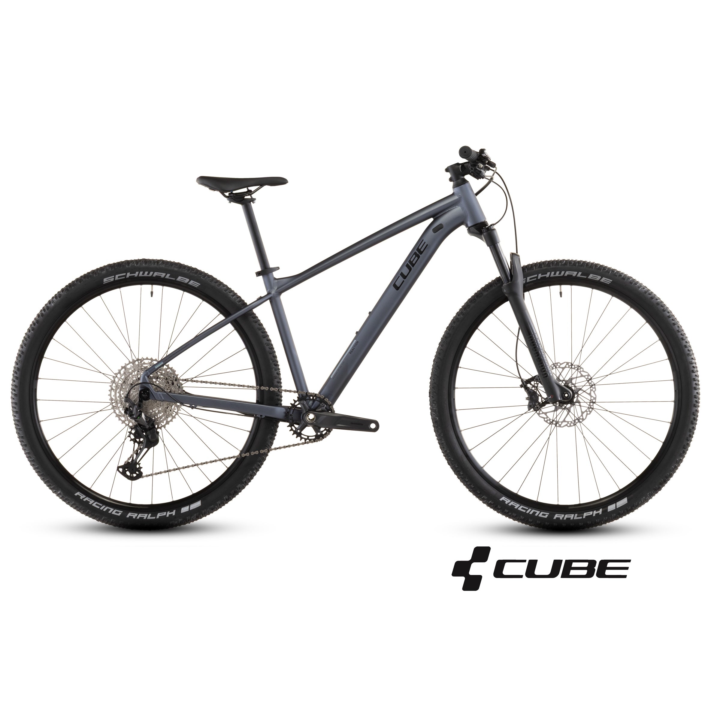 CUBE REACTION SLX 29 mountain bike - metallicgrey´n´black - CUBE - Evelostore