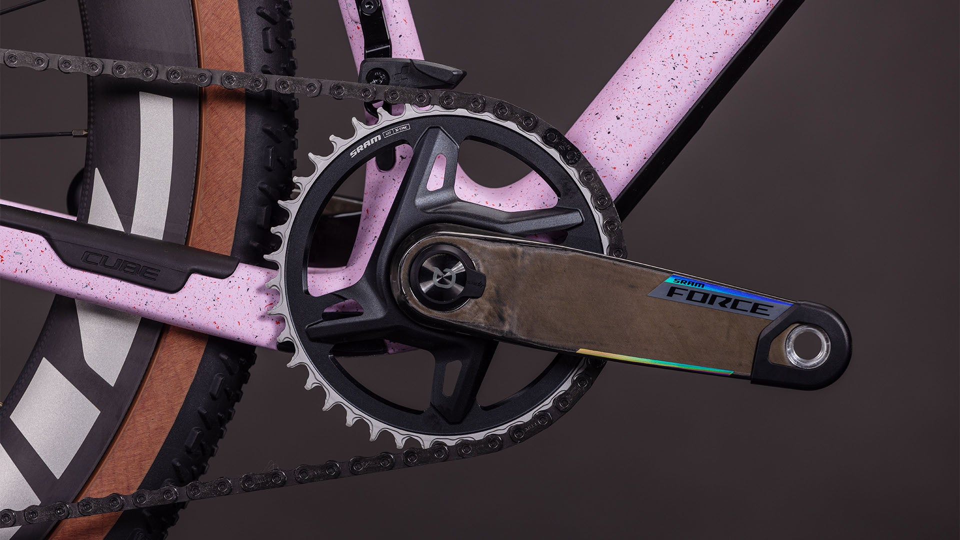 CUBE NUROAD C:62 SLX rhodonite´n´orange gravel bike