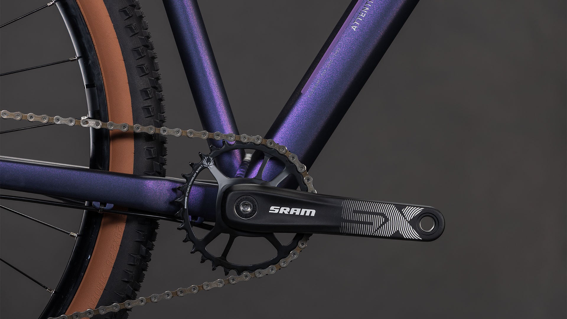 CUBE ATTENTION SLX 29 purplegalaxy´n´black mountain bike