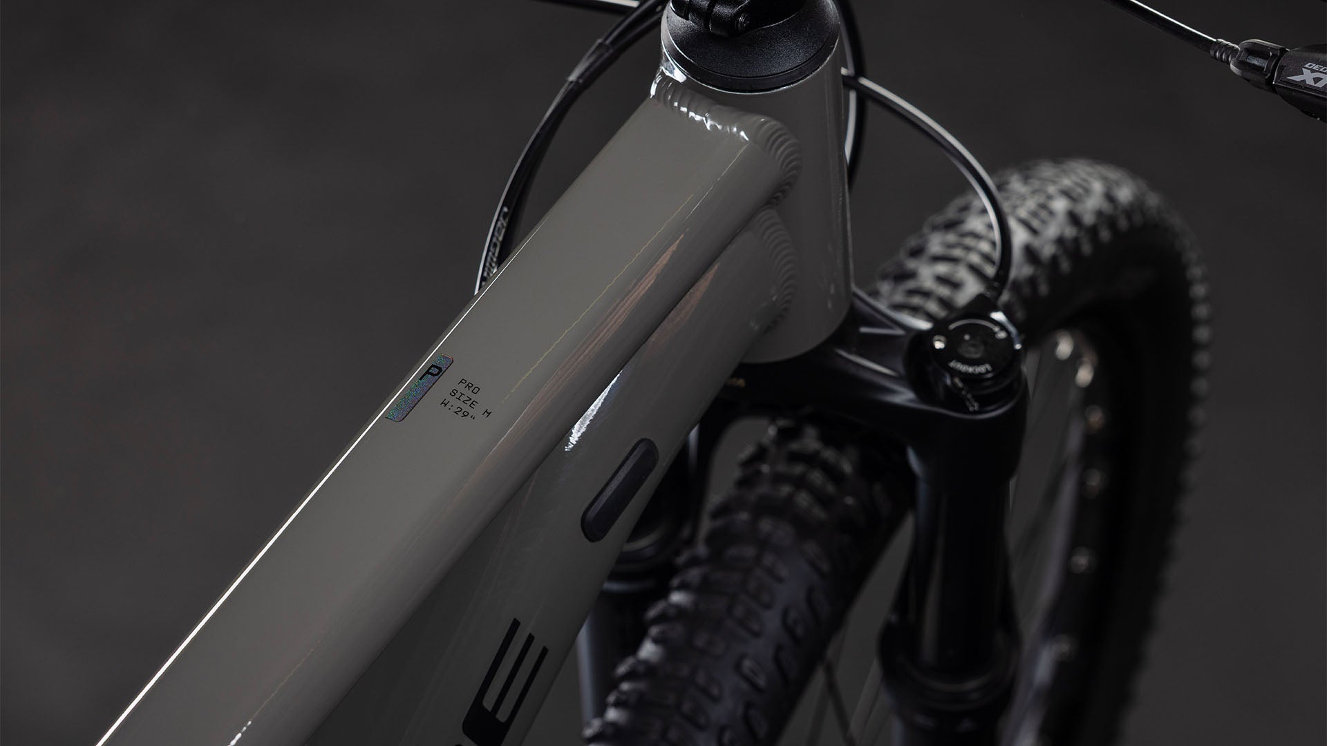 CUBE REACTION PRO 29 kalnų dviratis – oldgrey´n´black